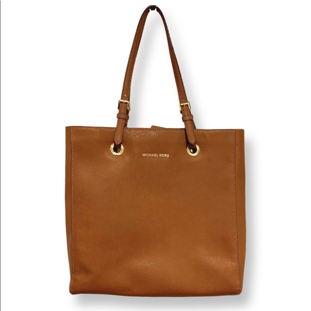 Classic Michael Kors tote handbag Saffiano leather